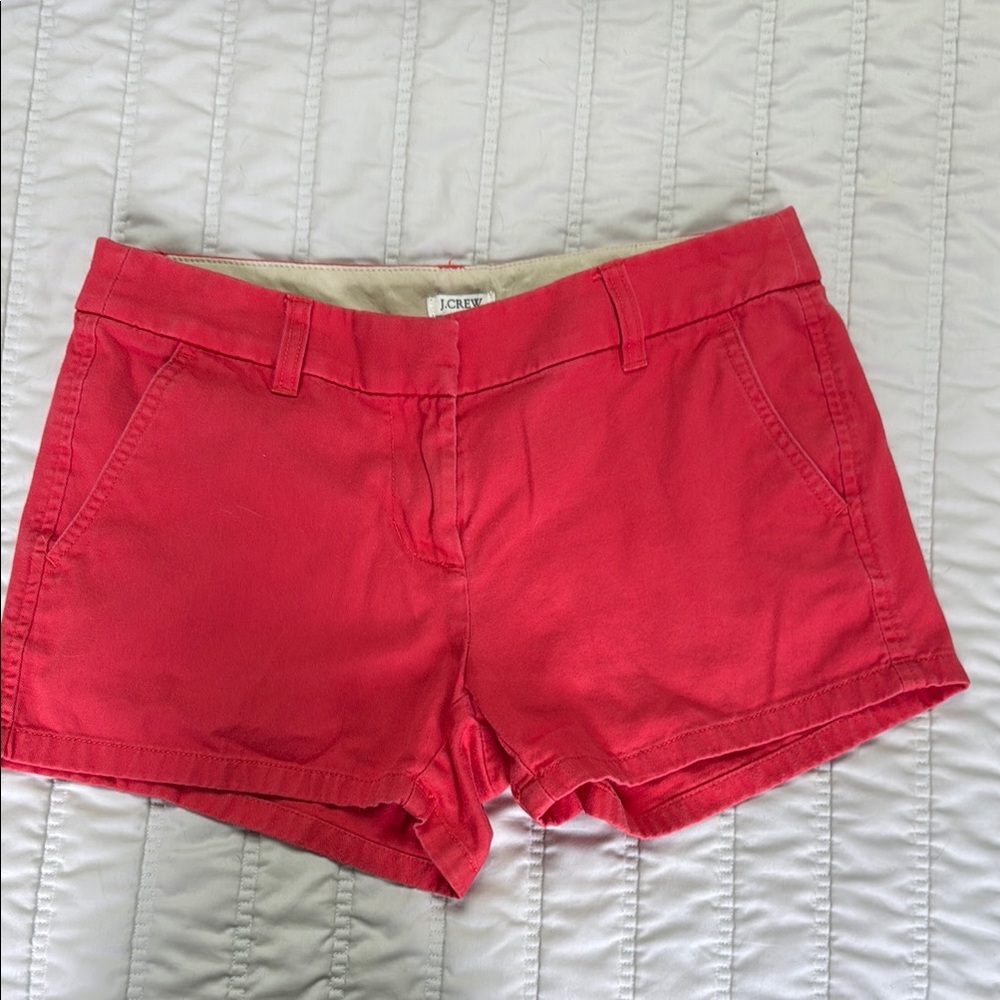 J. Crew Red Chino  Shorts